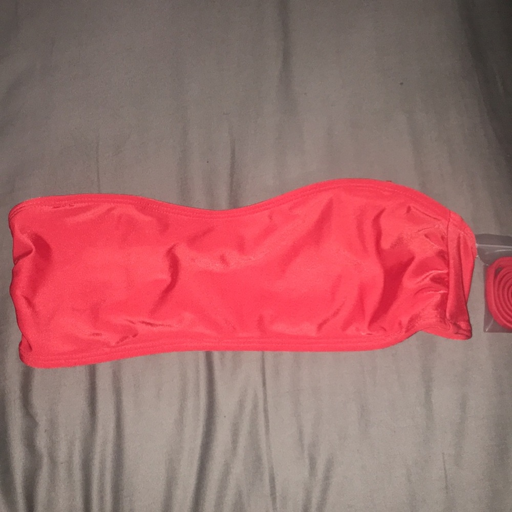Bando style bikini top